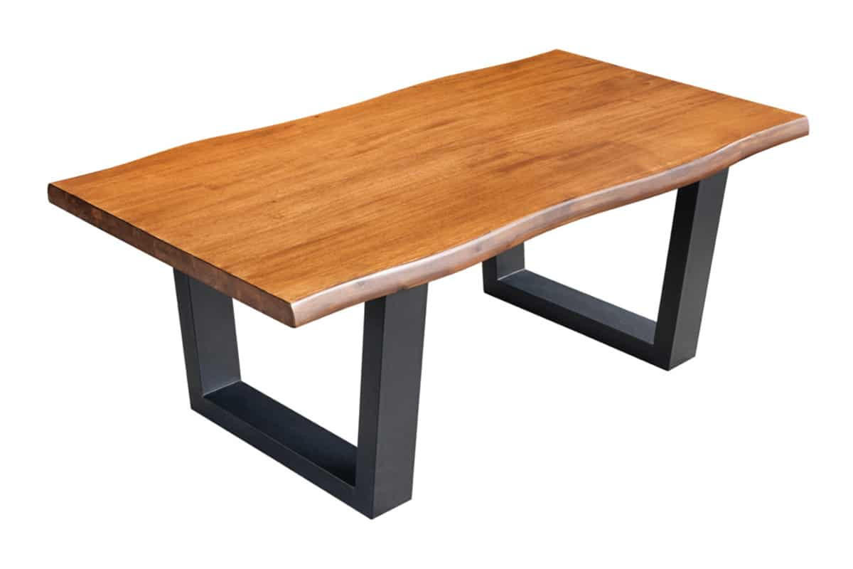 COUCHTISCH GENESIS Akazie rechteckig Braun 110cm - Braun, Holz/Metall (59/110/45cm) - riess-ambiente