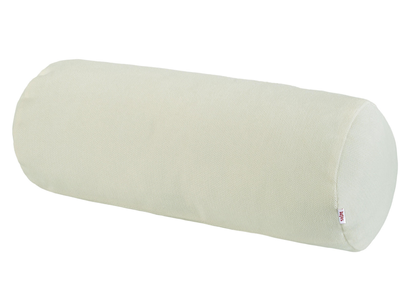 XL-NACKENROLLENHÜLLE FarbTon Chenille-Haptik sahne-weiß 70/25 cm - Ecru, Textil (25/70cm) - beties Heimtextil