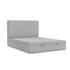 POLSTERBETT Hush mit Stauraum 180/200 cm Grau im Megan Stoff - Schwarz/Grau, Holz/Holzwerkstoff (180/200cm) - AltaBeds