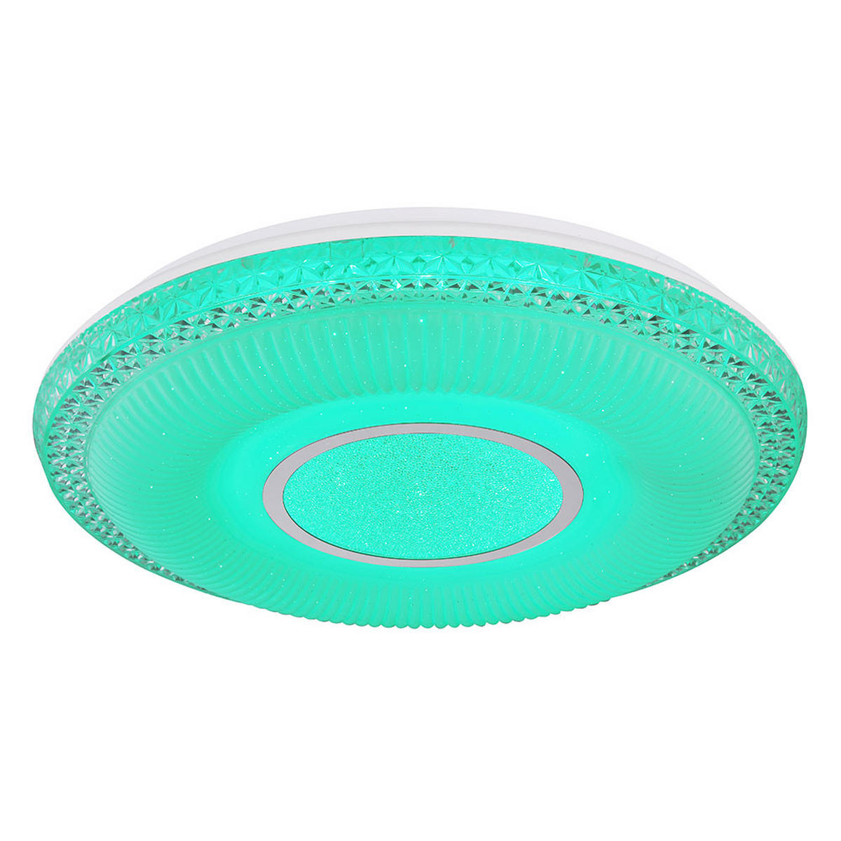 LED DECKENLEUCHTE Klemens Weiß Metall - Weiß, Metall (50/50/9cm)