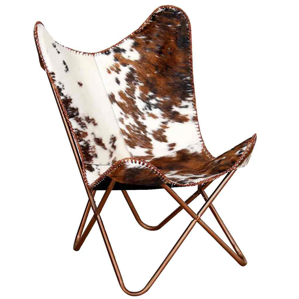 STUHL Ergonomisch Braun Ler - Braun, Leder (66/90/74cm) - vidaXL