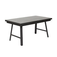 GARTENTISCH Burundi 160/210x90x77,5 cm, Keramik, Anthrazit - Anthrazit, Keramik (90/160/77.5cm) - dasmöbelwerk