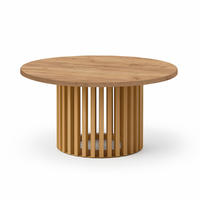 COUCHTISCH DOVER, 75 cm, minimalistisch und zeitlos, Eiche Craft Golden/Craft Golden - Eichefarben, Holz (40/75/40cm) - Dekori_Interiors