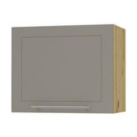 KLAPPHÄNGESCHRANK Kvantum W8/60 Beige Matt / Eiche Artisan Matt 60 / 32,5 / 50cm - Beige/Eiche Artisan, Holz/Holzwerkstoff (60/50/32.5cm) - Feldmann-Wohnen