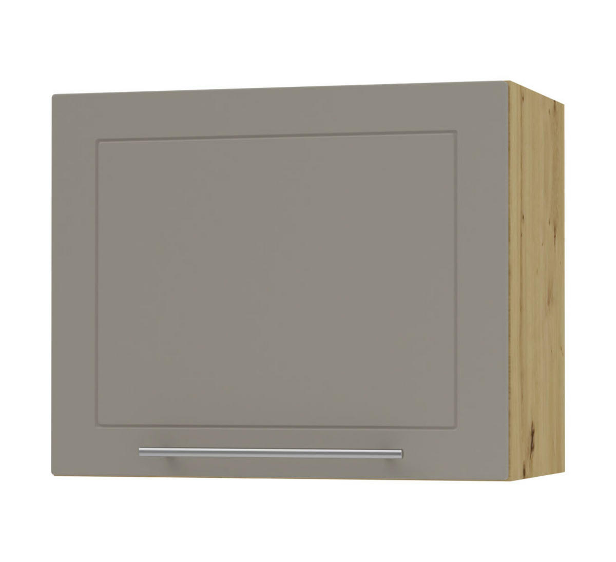 KLAPPHÄNGESCHRANK Kvantum W8/60 Beige Matt / Eiche Artisan Matt 60 / 32,5 / 50cm - Beige/Eiche Artisan, Holz/Holzwerkstoff (60/50/32.5cm) - Feldmann-Wohnen