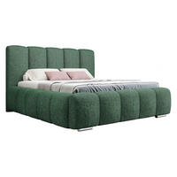 POLSTERBETT Wizko Boucle - Chromfarben/Naturfarben, Holz/Holzwerkstoff (180/200cm) - MIRJAN24