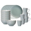 FRÜHSTÜCKS-SET Suomi Blau 18er Set - Blau, Keramik (1/1/1cm) - Ritzenhoff Breker