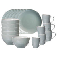 FRÜHSTÜCKS-SET Suomi Blau 18er Set - Blau, Keramik (1/1/1cm) - Ritzenhoff Breker