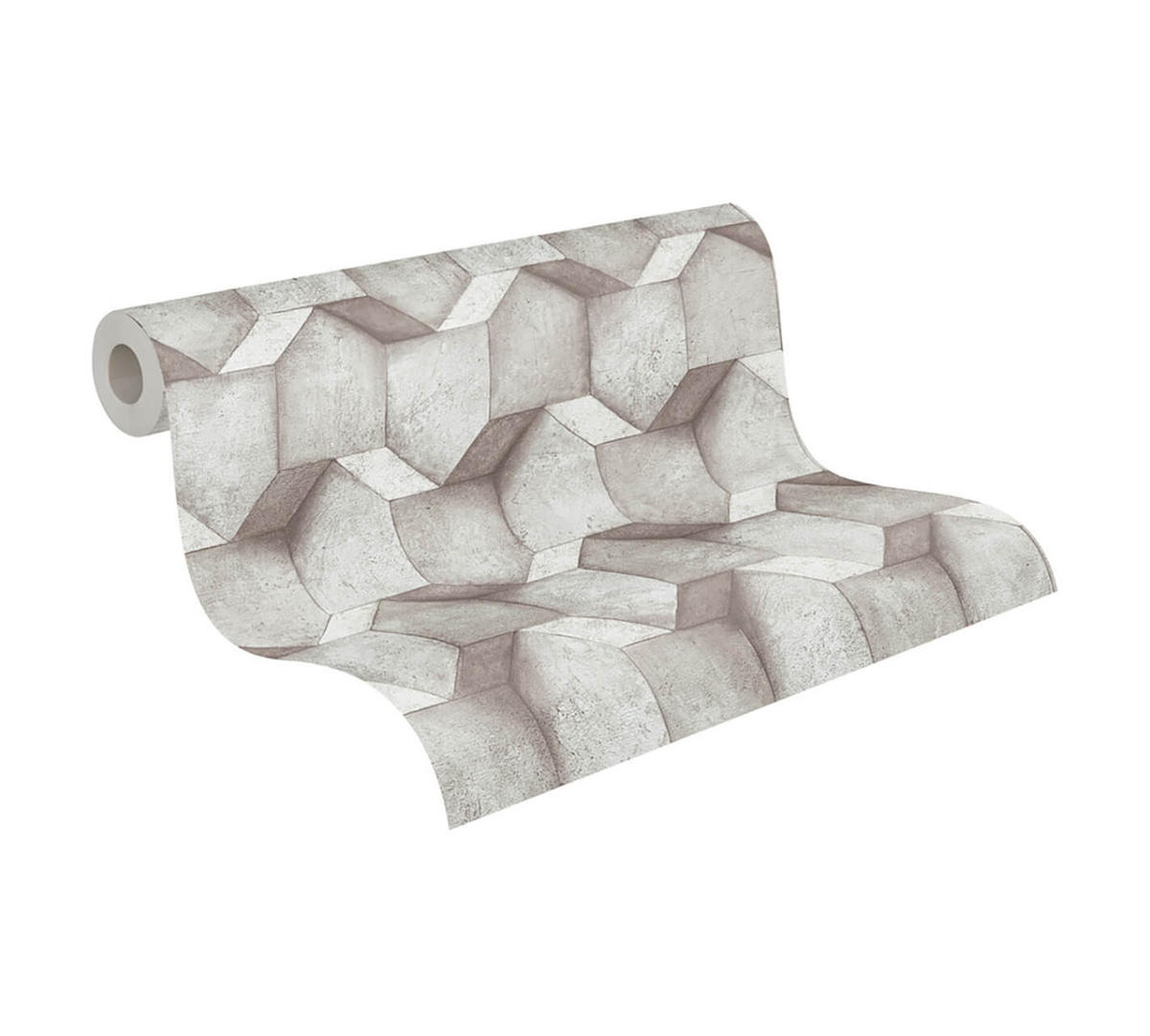 VLIESTAPETE Grau 53/1005 cm - Grau, Textil (53/1cm) - KUNSTLOFT