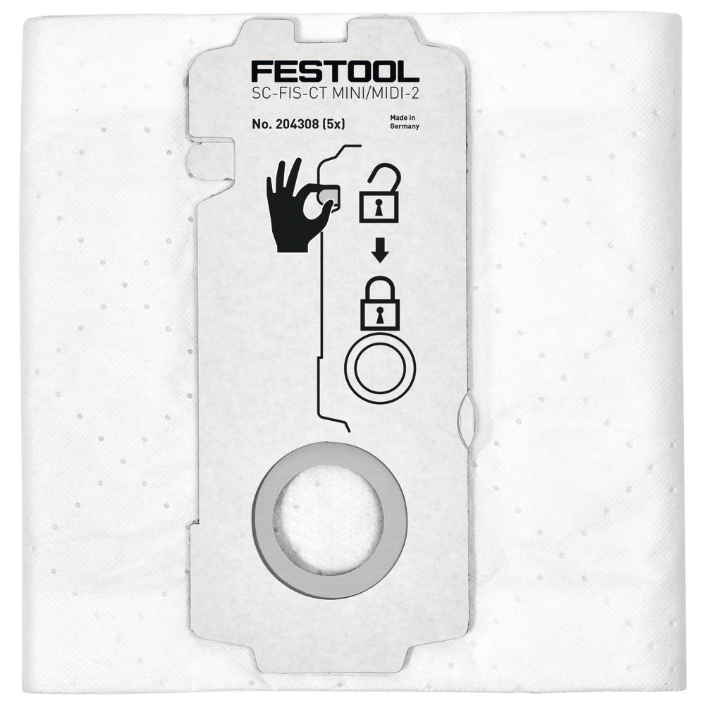 SELFCLEAN Filtersack SC-FIS-CT MINI/MIDI-2/5 - Multicolor, Kunststoff (365/290/85cm) - Festool