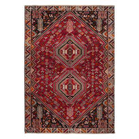 ORIENTTEPPICH handgeknüpft Gashgai Rot 254/177 cm Schurwolle - Rot, Textil (177/254cm) - Looma