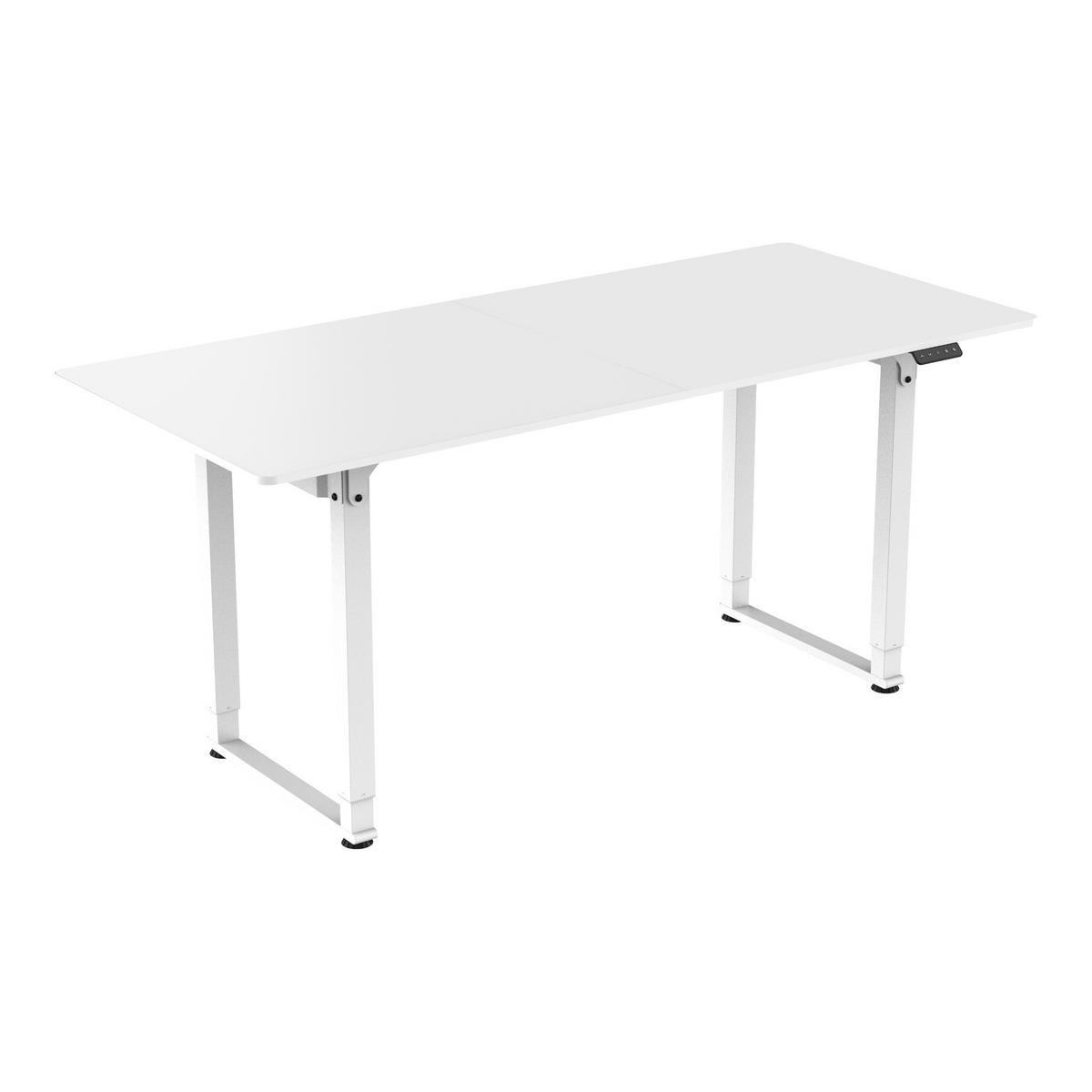 SCHREIBTISCH Kirkkonummi - Weiß, Holzwerkstoff/Metall (180/80/72cm) - pro.tec