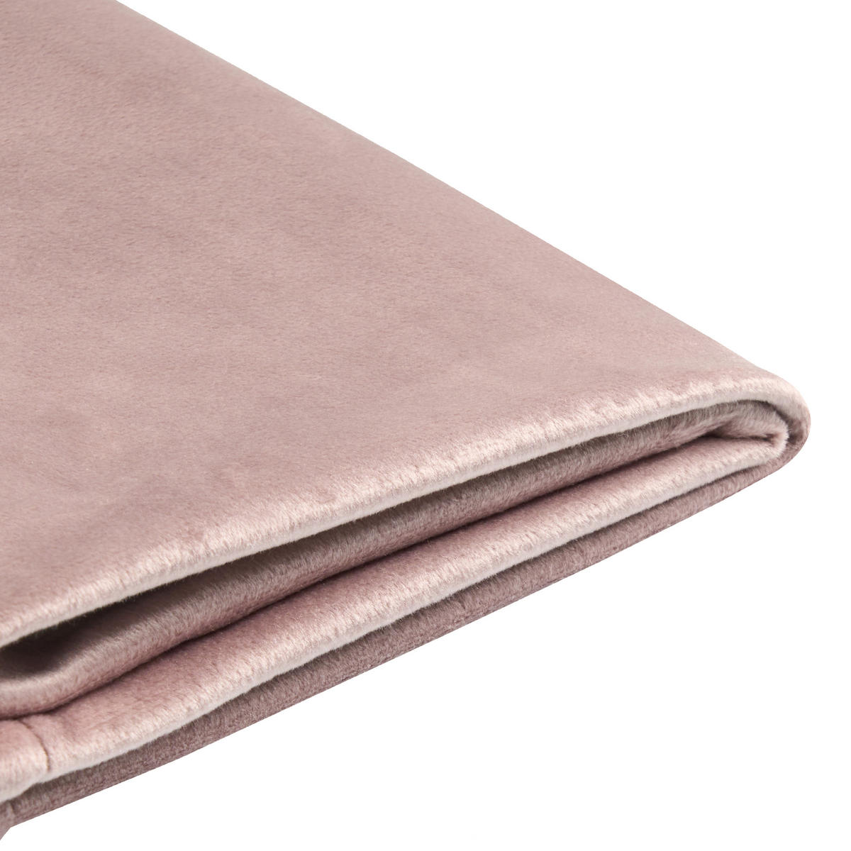POLSTERBETT 140/200cm Rosa Fitou - Pink, Textil (140/200cm) - Beliani
