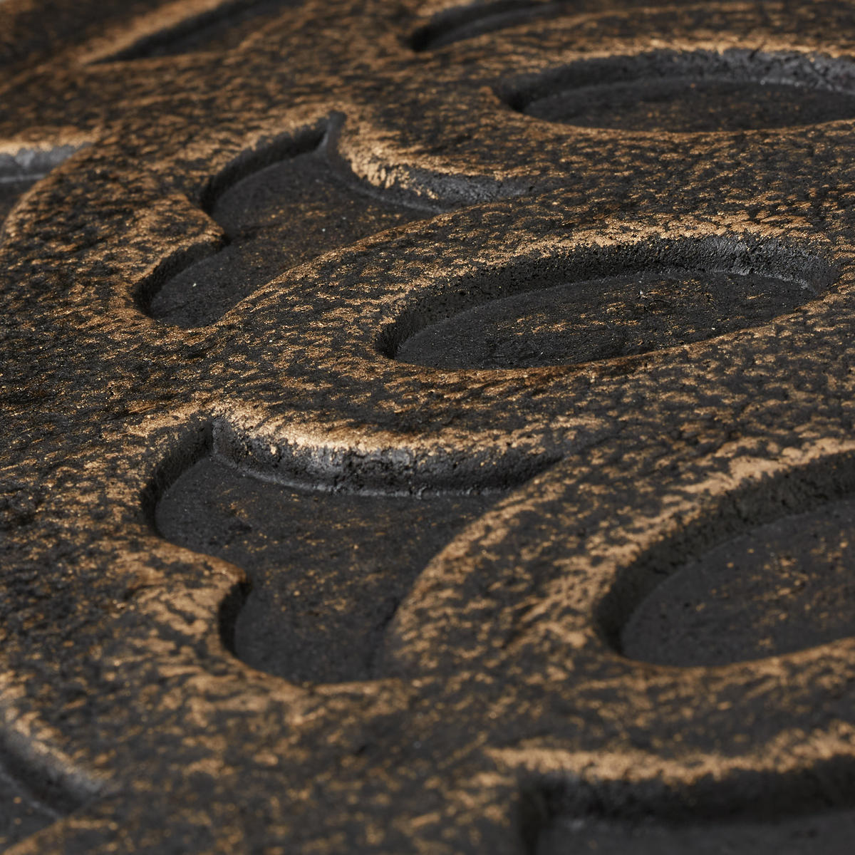 SONNENSCHIRMSTÄNDER - Braun, Kunststoff/Metall (49.5/49.5cm) - Relaxdays