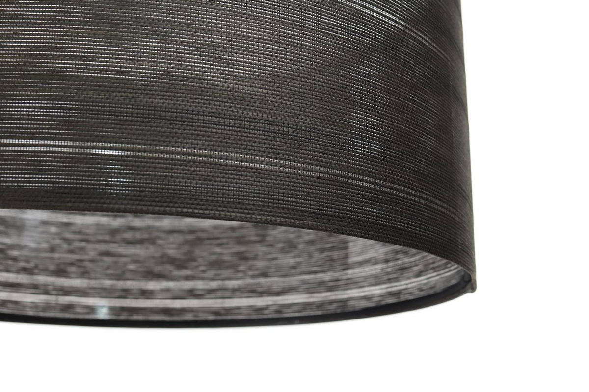 HÄNGELEUCHTE Grau 50/25 cm - Schwarz/Grau, Kunststoff (50/0.6/25cm) - ONZENO