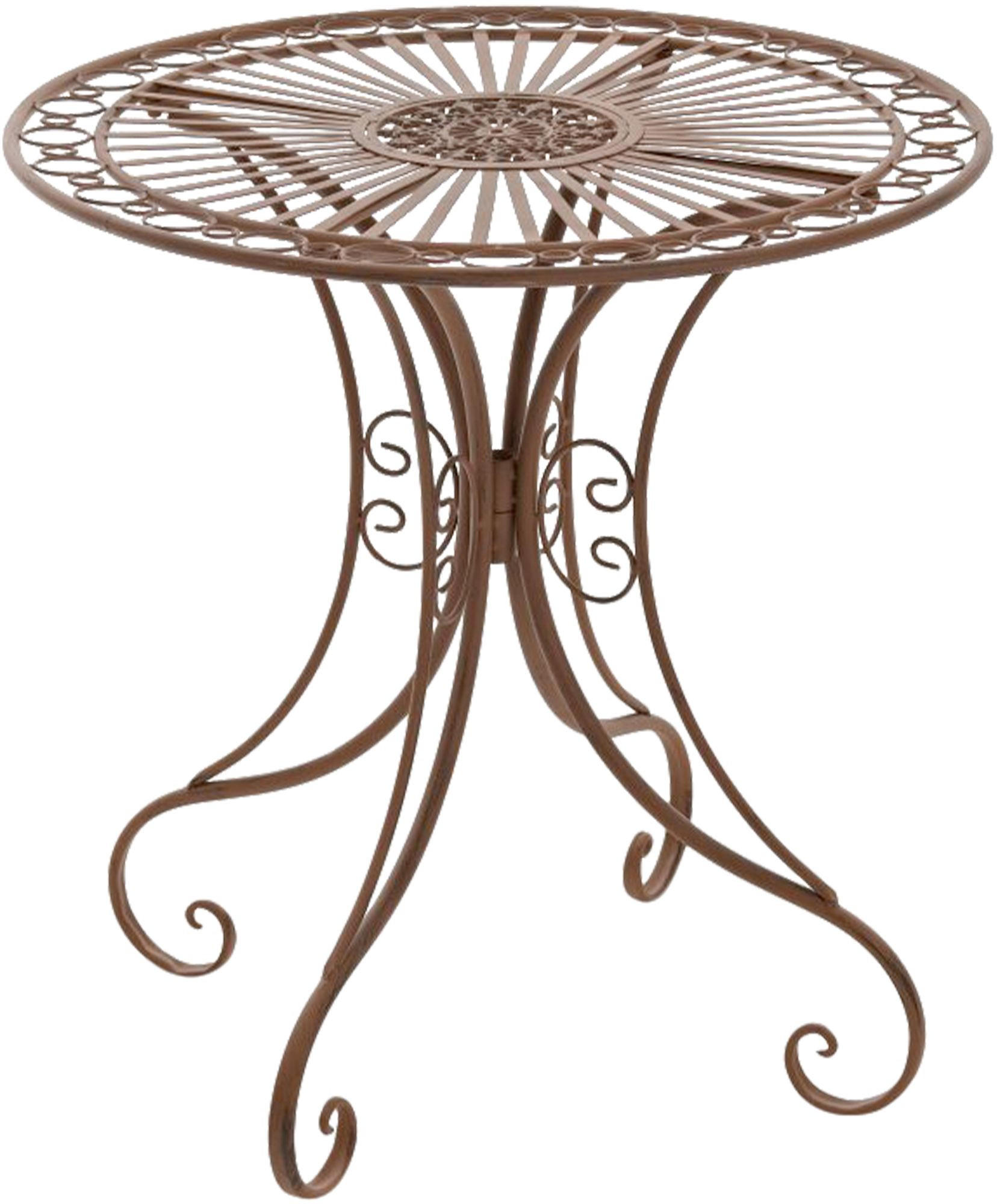 CLP Gartentisch Braun 70x73x70 cm