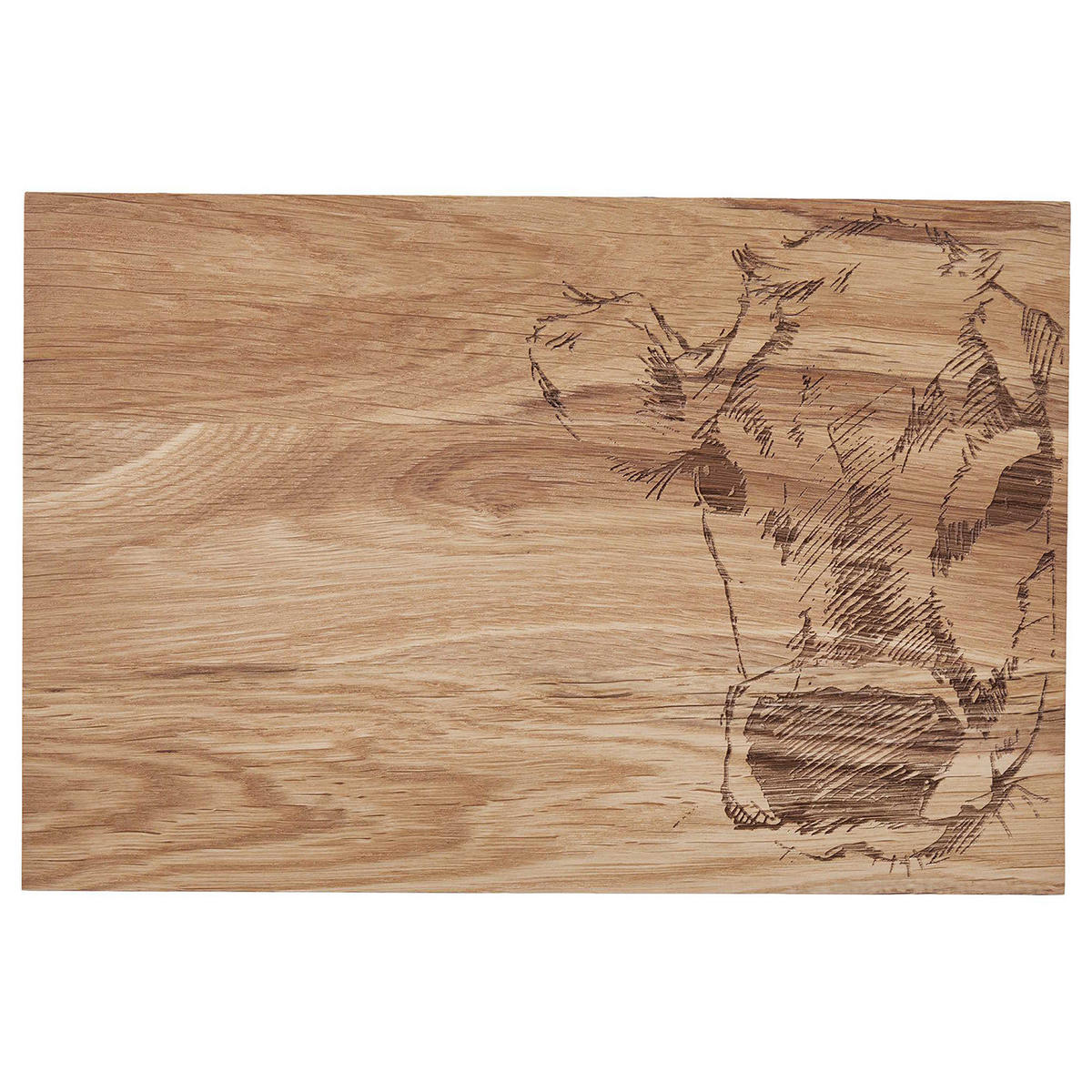 FRÜHSTÜCKSBRETT (5er Set) Alpine Lodge - Braun, Holz (20/30cm) - Butlers