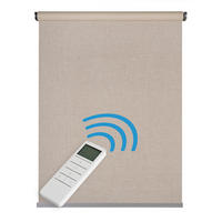 VERDUNKELUNGSROLLO motorisiert Beige, 100 x 250 cm - Beige, Kunststoff (100/250cm) - STORESDECO
