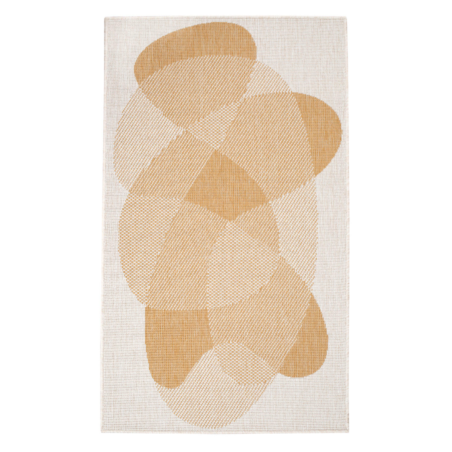 OUTDOOR-TEPPICH DuoRug 5835 Ockergelb 80x150 cm - Gelb, Textil (80/150cm) - carpet city