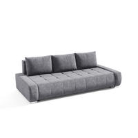 SCHLAFSOFA Vogar In Aston - Dunkelgrau, Holzwerkstoff/Textil (240/85/110cm) - Fun Möbel