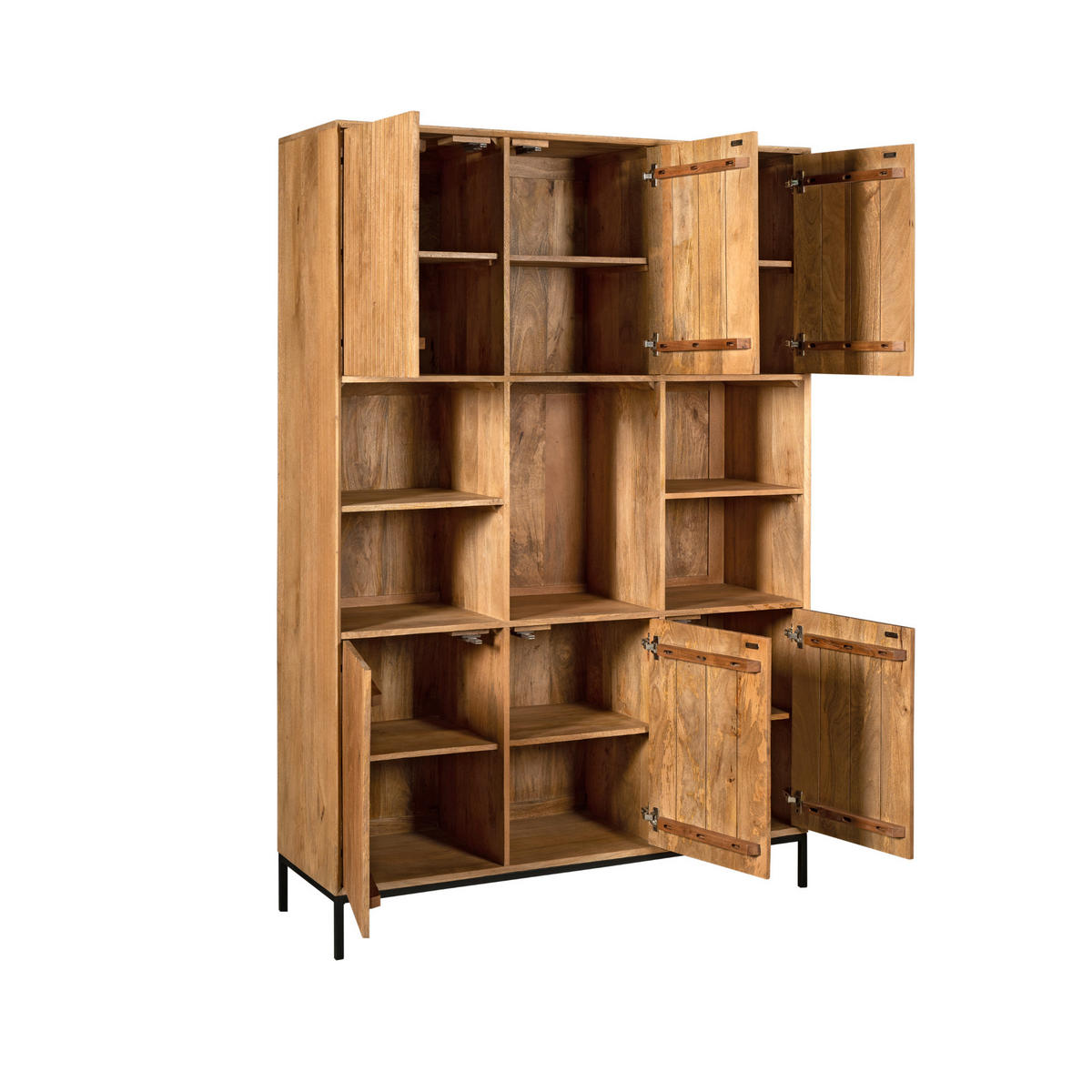 REGAL Madison Braun 45/135/200 cm - Braun, Holz (135/200/45cm) - Starfurn