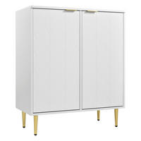 SIDEBOARD Weiß 75/40/90CM - Weiß, Holzwerkstoff (40/90/75cm) - Urban Meuble