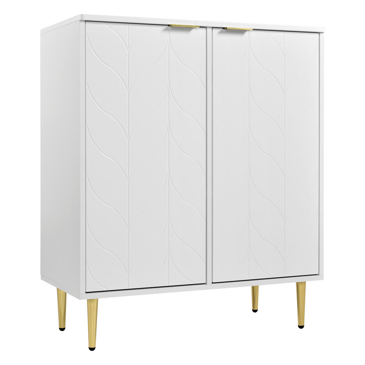 SIDEBOARD Weiß 75/40/90CM - Weiß, Holzwerkstoff (40/90/75cm) - Urban Meuble