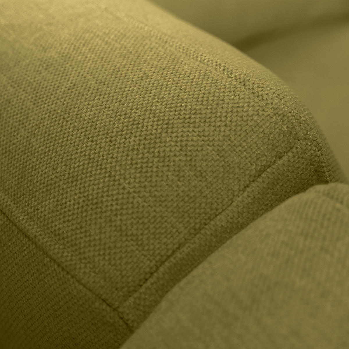 ECKSOFA mit Longchair - Eichefarben/Olivgrün, Eichenholz/Textil (281/153cm) - home24