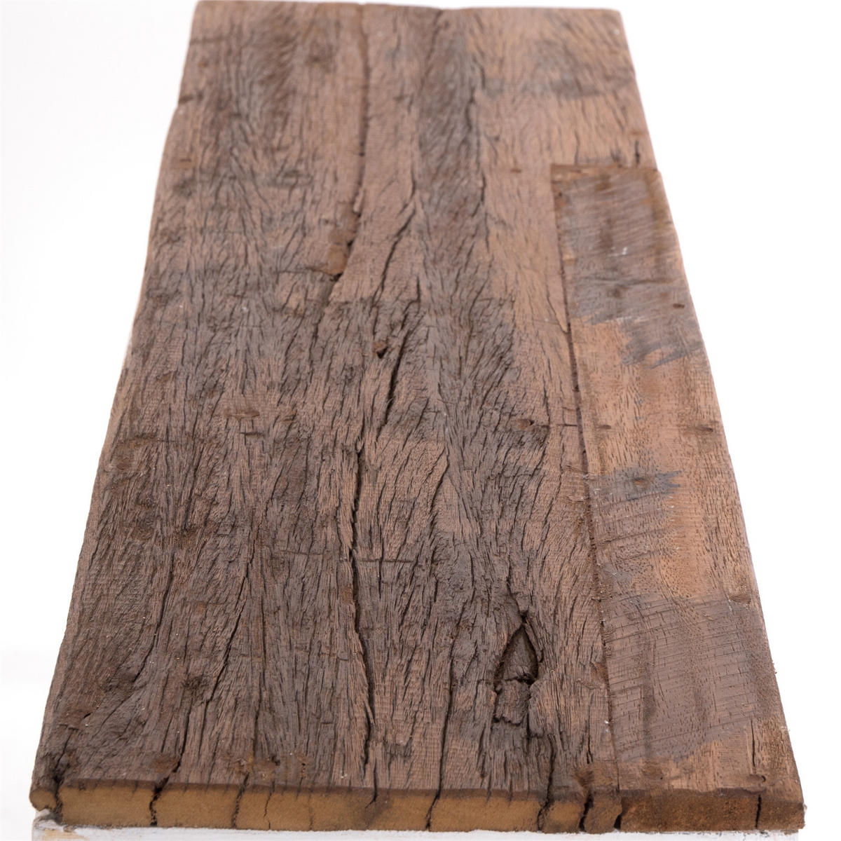SITZBANK Aldo Recyclingholz massiv, Bein einklappbar 06 weiß-landhaus - Weiß, Holz (112/48/28cm) - DESIGN DELIGHTS