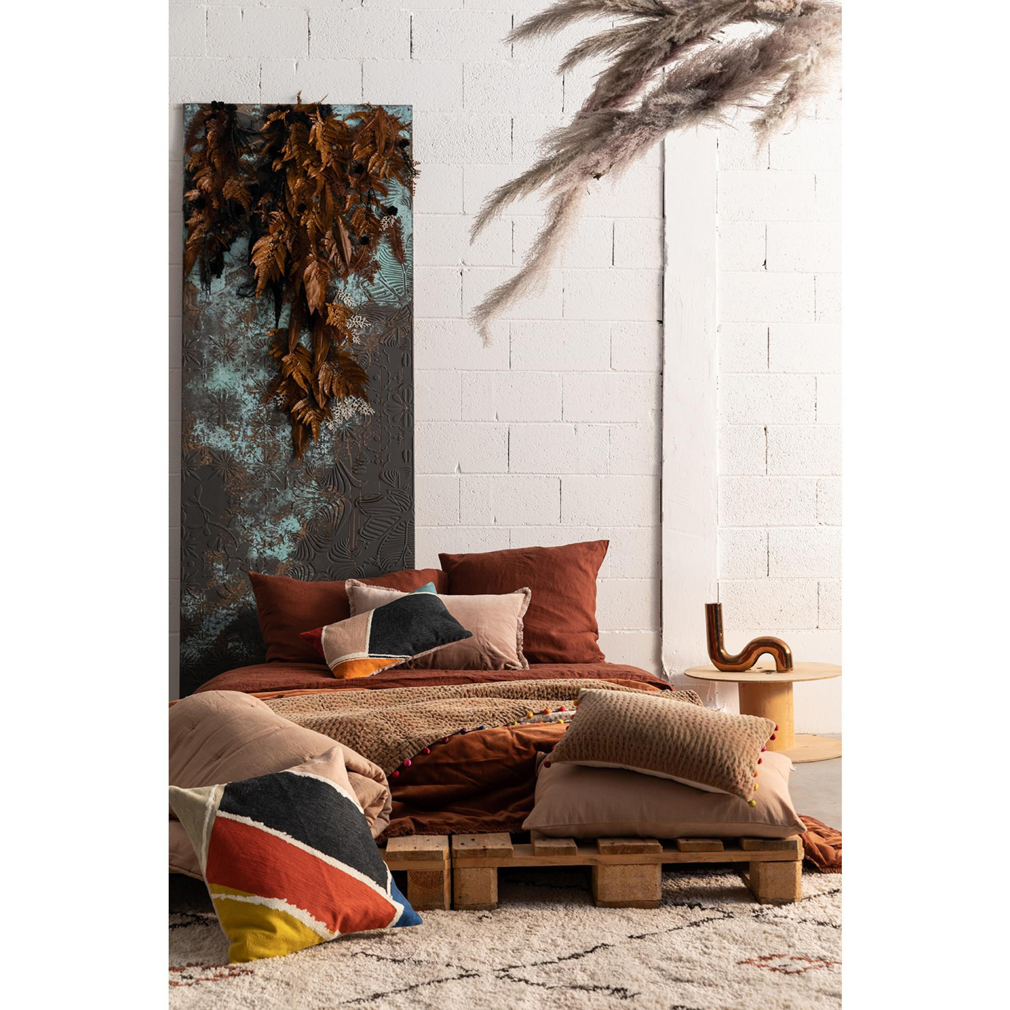 KISSEN camelfarben 45 x 45 cm Vivaraise - Hellbraun, Textil (45/45cm) - Vivaraise