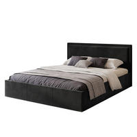 POLSTERBETT Osterne 120x200 cm, Schwarz - Schwarz, Textil (120/200cm) - Fedve