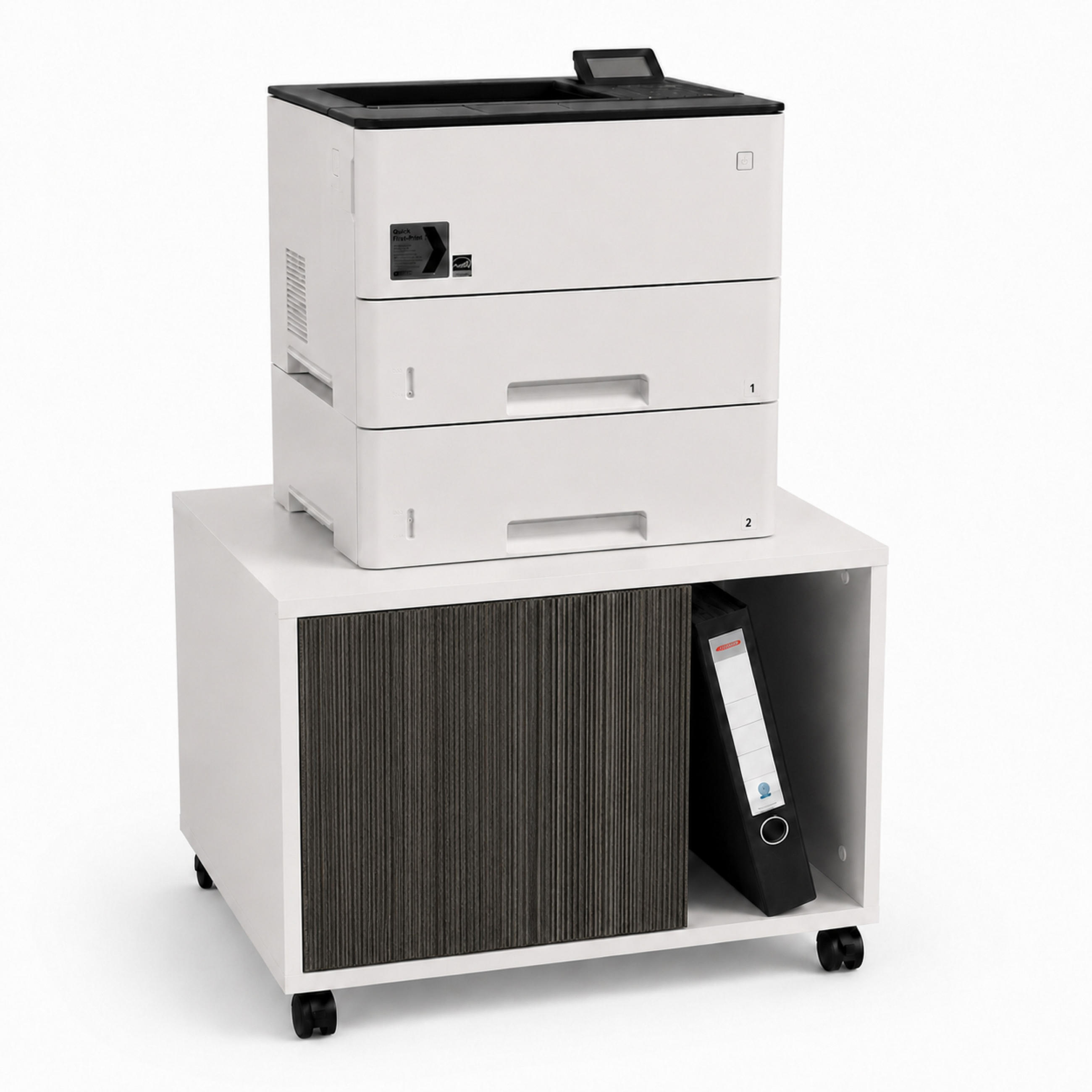 DRUCKERSCHRANK Amira Avola Anthrazit 43/57/52 cm - Anthrazit, Holzwerkstoff (57.5/43.5/52cm) - SIMPLYFURN