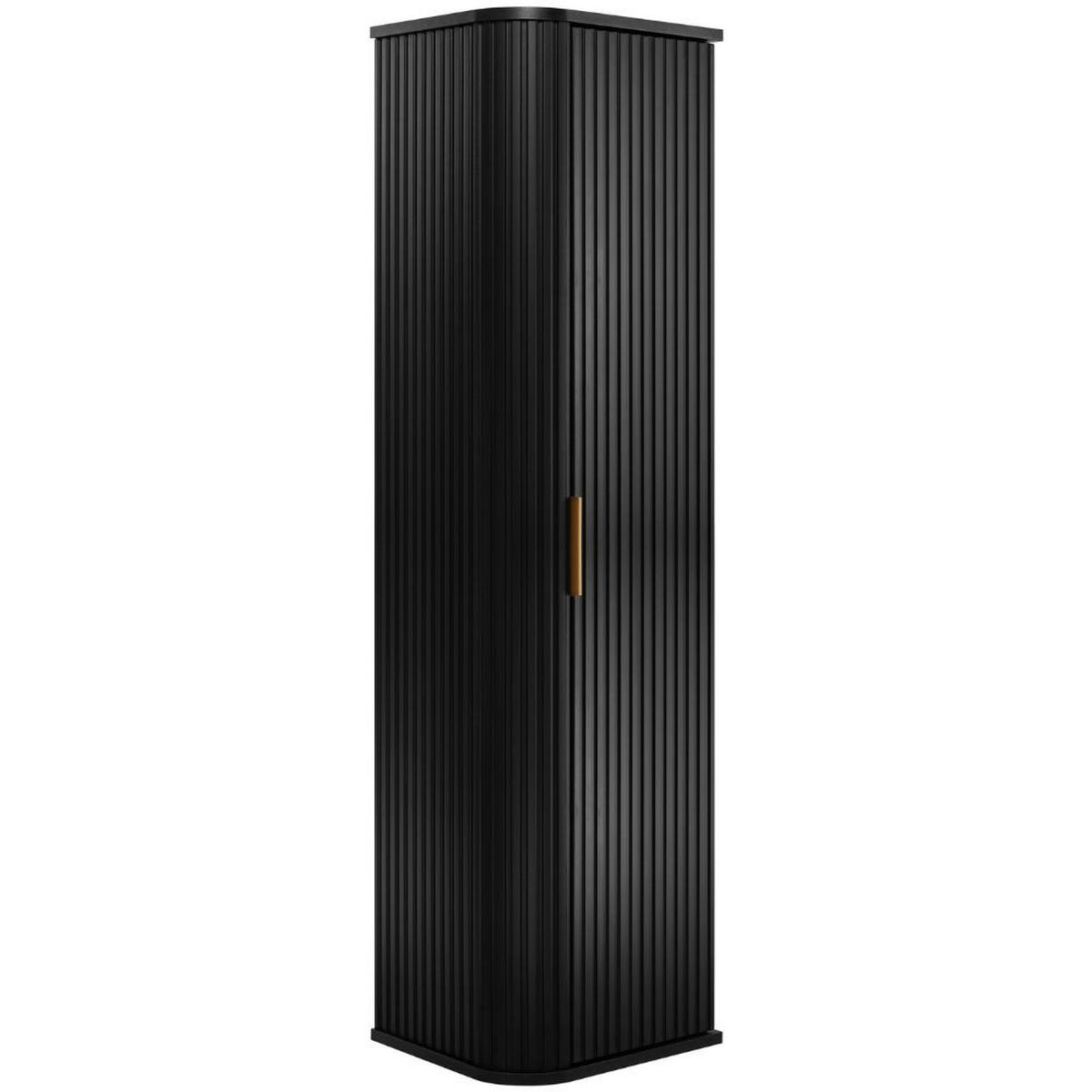 HÄNGESCHRANK Schwarz matt 35/139/31 cm - Schwarz, Holzwerkstoff (35.5/139/31.5cm) - Rodan