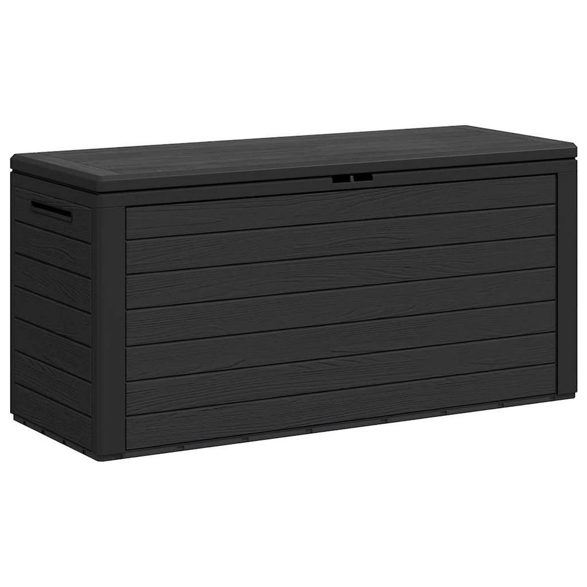 GARTENBOX Anthrazit 116x44x55 cm - Anthrazit, Kunststoff (116/55/44cm) - furnicato