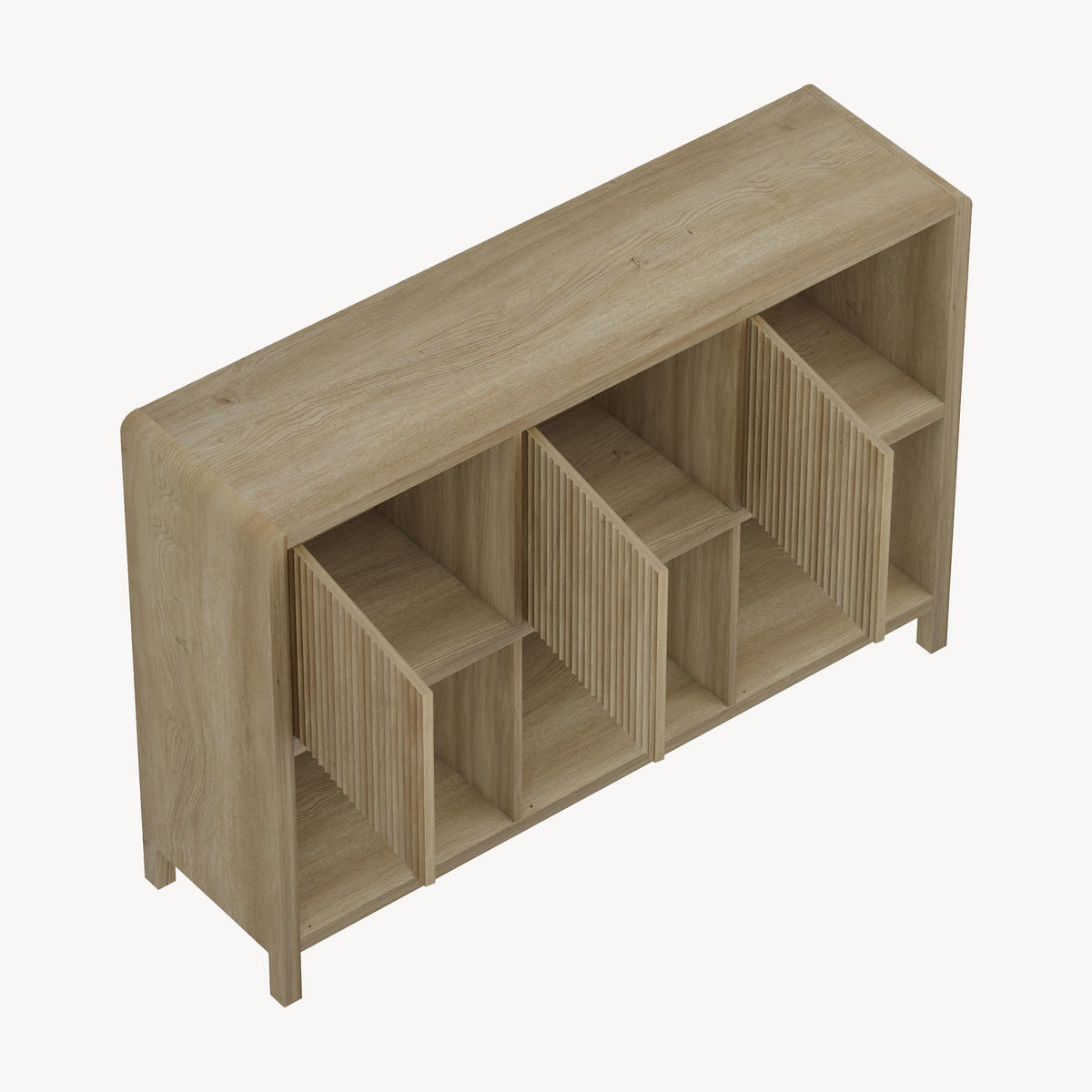 KOMODA Lukkodso - divoký dub, kompozitní dřevo (110/76.5/30cm) - [en.casa]