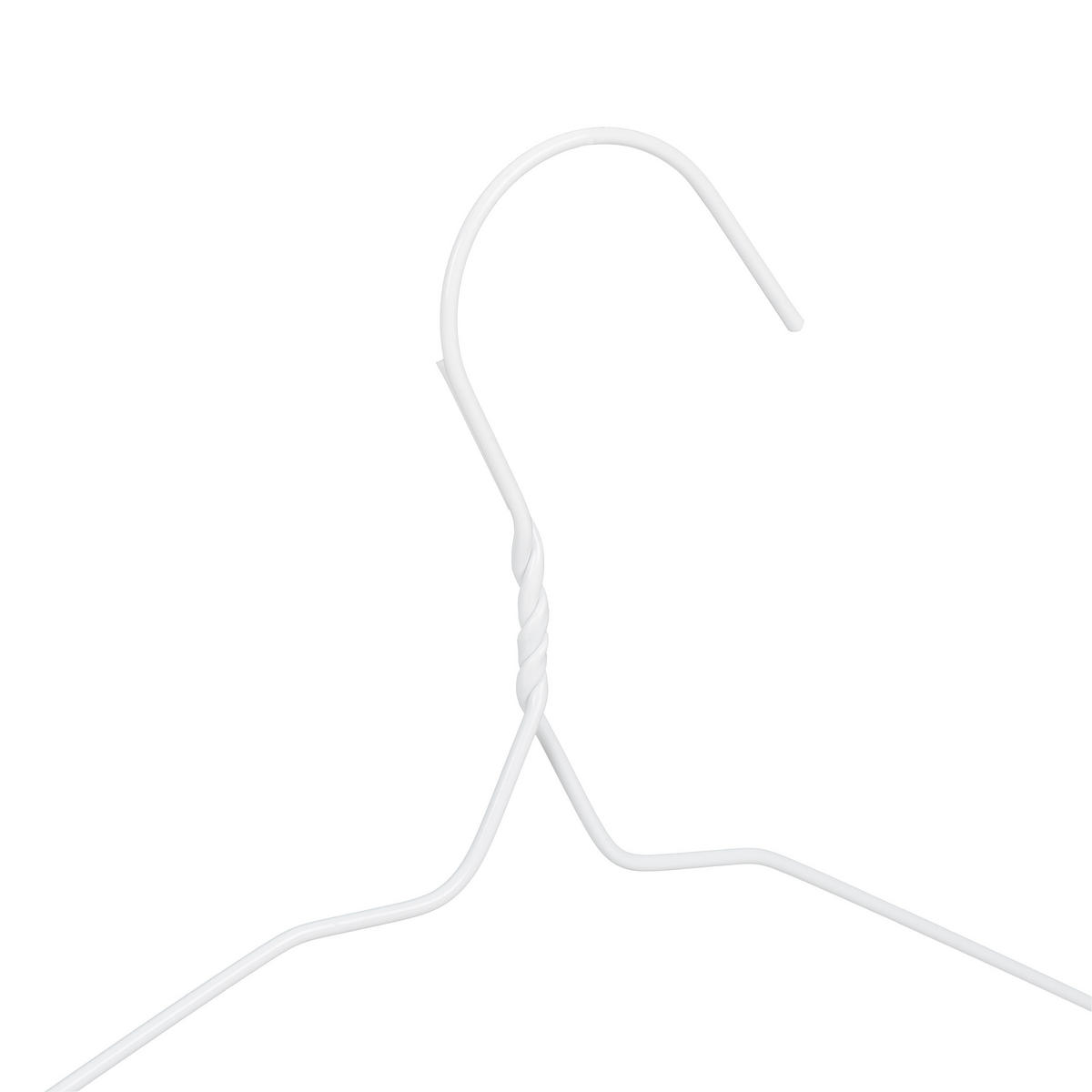 50XKOVOVÉ vešiaky - biela, kov/plast (40/20/0.3cm) - Relaxdays