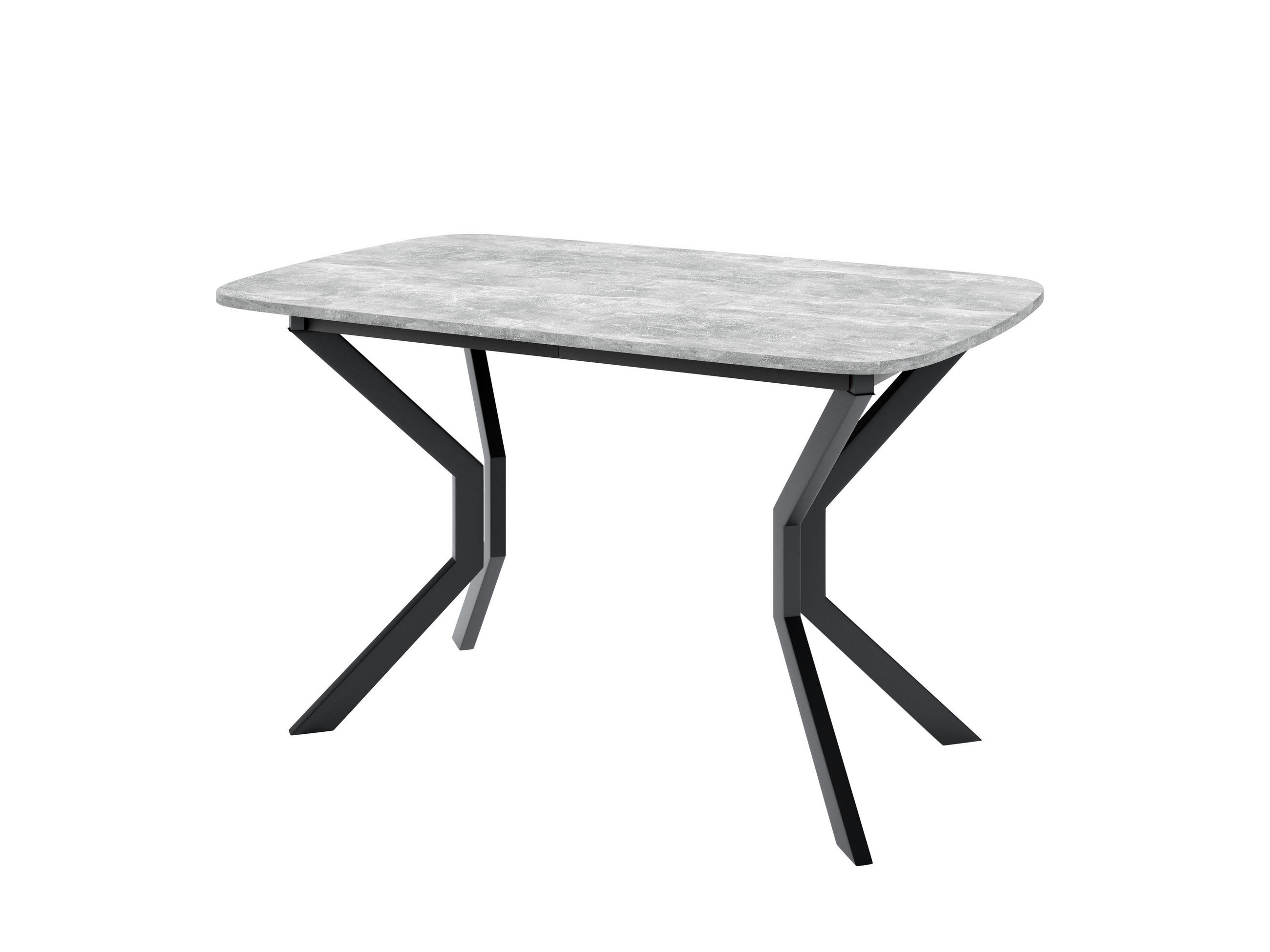 Masseno Esstisch Grau 80x77x130 cm