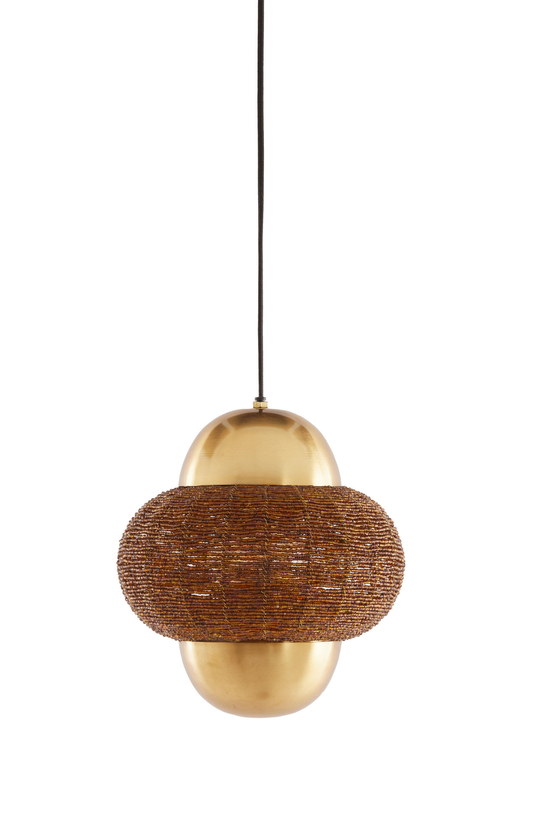 HÄNGELAMPE Cetara Braun Ø26/28 cm - Braun, Metall (26/26/28cm) - Light & Living