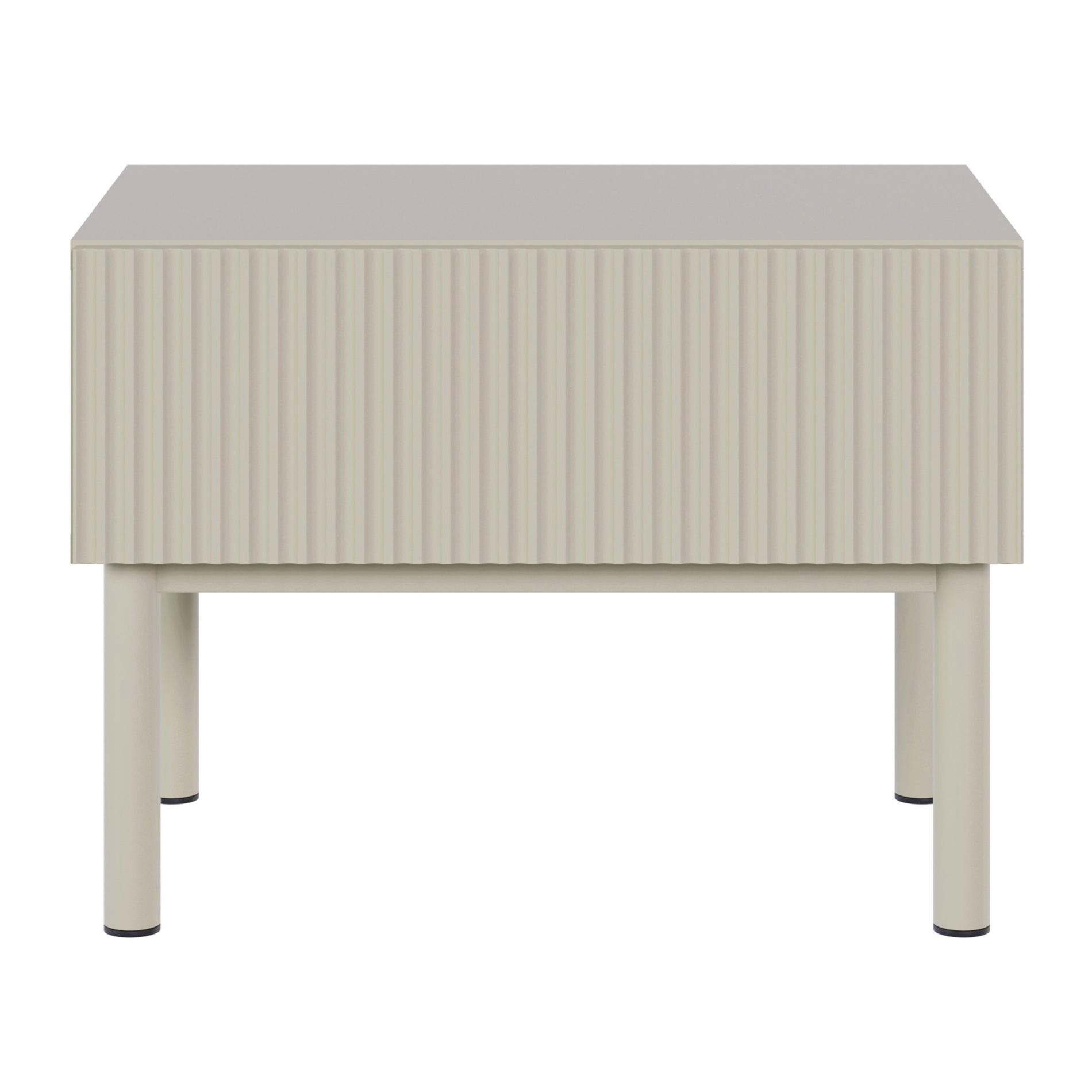NACHTTISCH Veldio New Greige 50 cm - Taupe, Holzwerkstoff/Metall (50/44/35.6cm) - Selsey