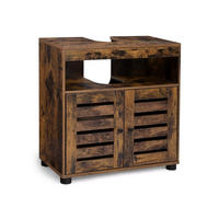 WASCHBECKENUNTERSCHRANK - Braun, Holzwerkstoff (30/63/60cm) - Hansiro