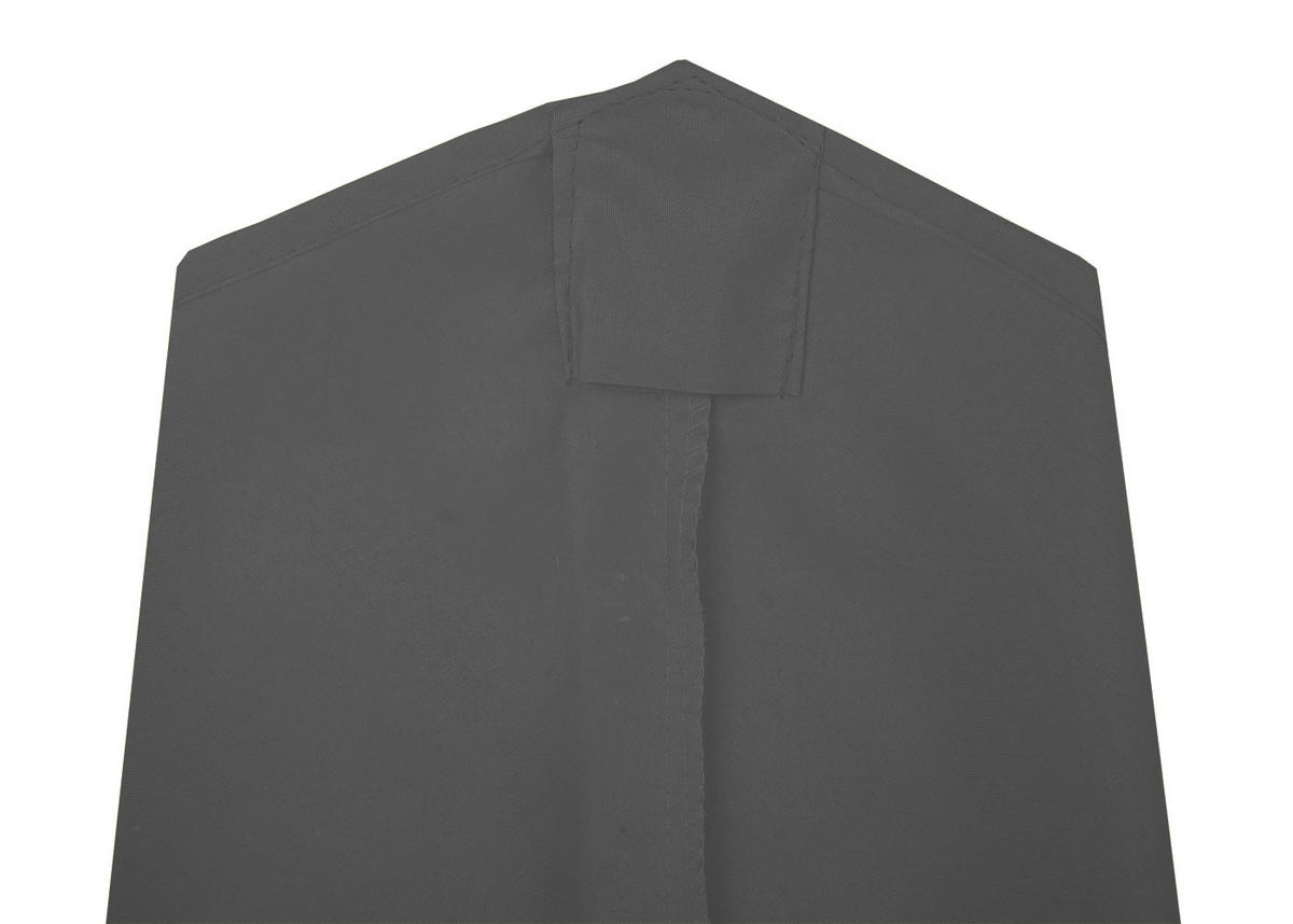 ERSATZ-BEZUG FÜR SONNENSCHIRM I Anthrazit - Anthrazit, Textil (270/270cm) - MCW