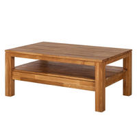 COUCHTISCH - Massivholz - Eichefarben, Holz (70/110/47cm) - home24