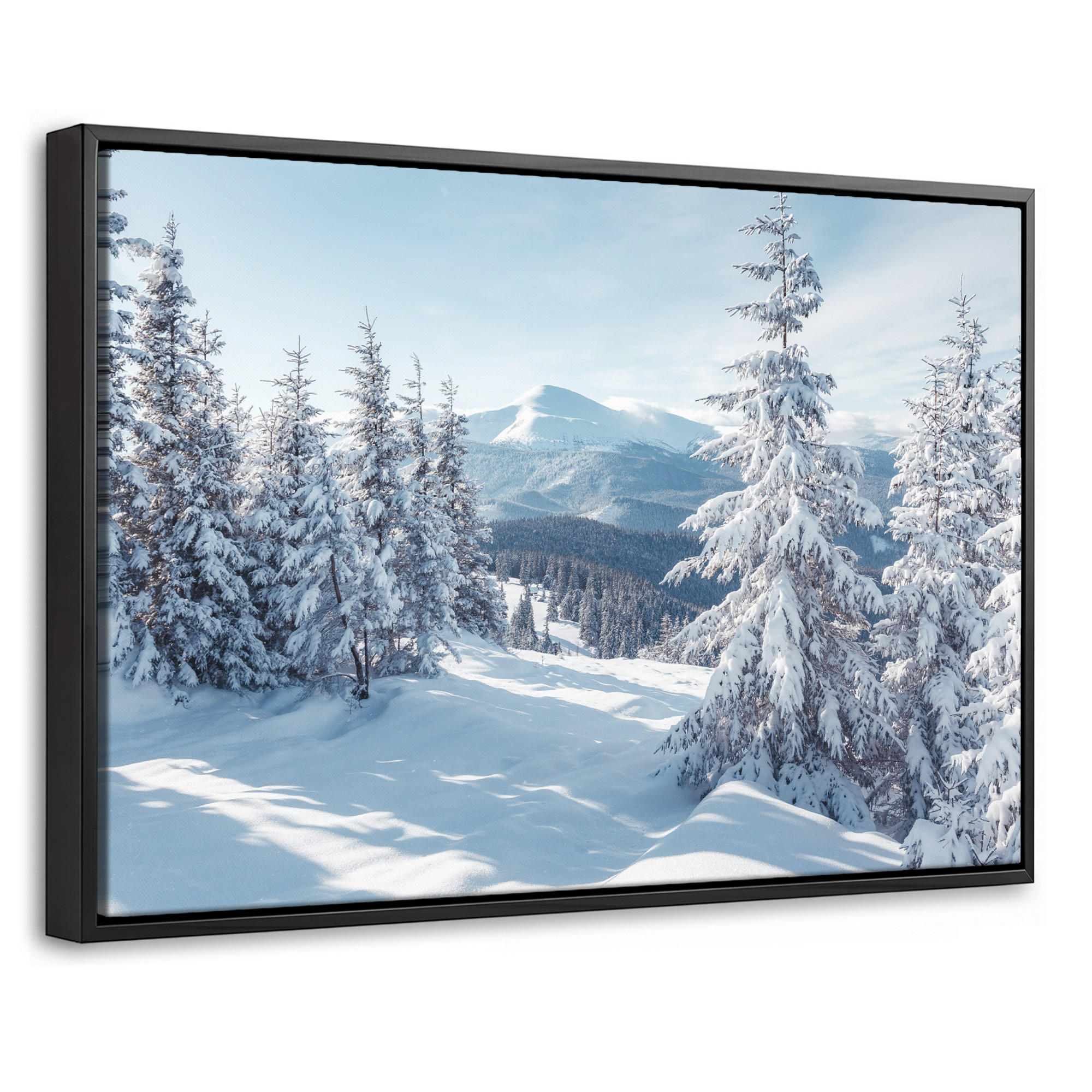 MuchoWow Leinwand Hellblau 30x20 cm