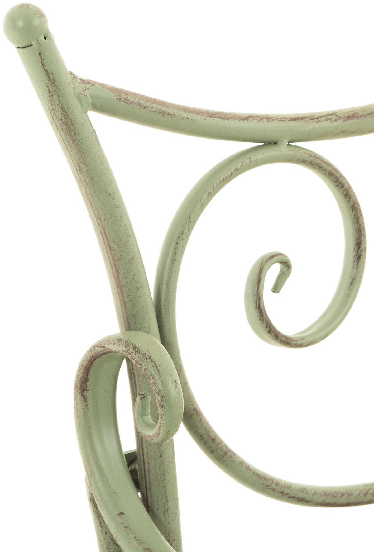 GARTENBANK Todor Metall Grün 113x47x89cm Metallbank - Grün, Metall (113/89/47cm) - DELUKE