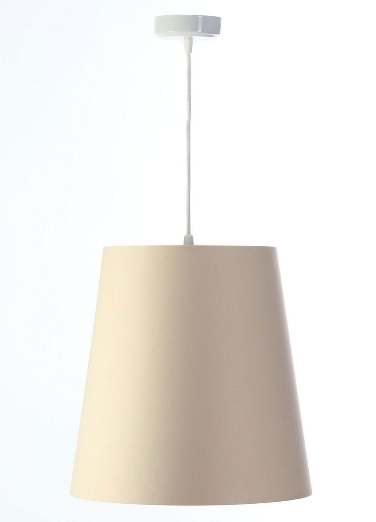 HÄNGELEUCHTE Silber 30/37 cm - Beige, Kunststoff (30/0.8/37cm) - ONZENO