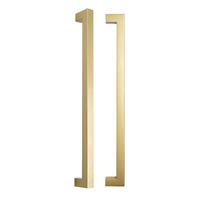 DUSCHTÜRGRIFF Rea 01 Brushed Gold - Goldfarben, Metall (17/1.8cm) - REA