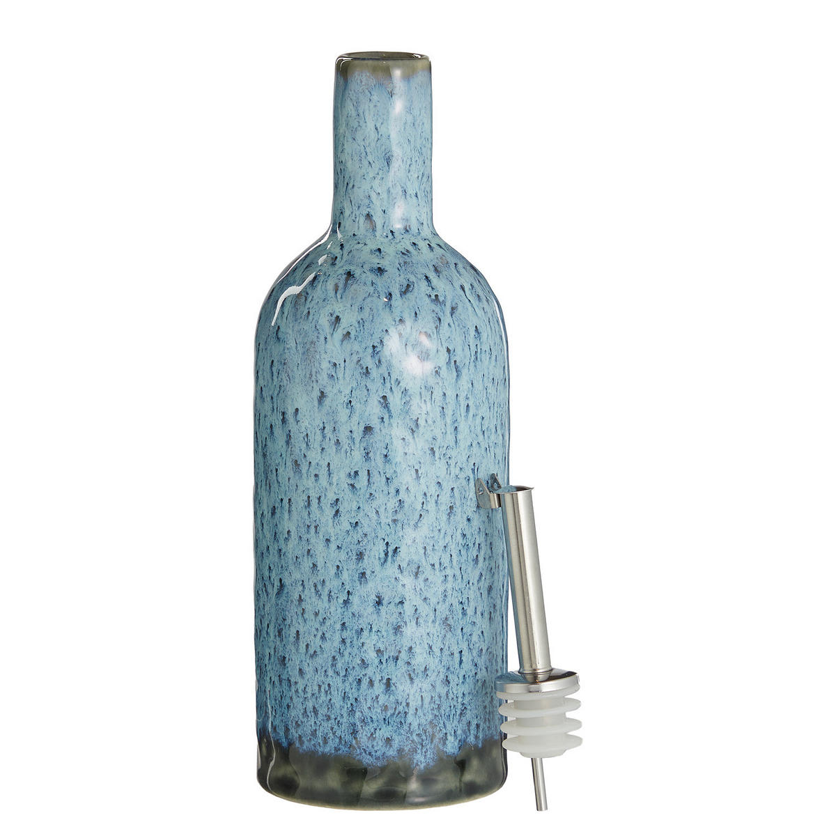 ÖL- & ESSIGFLASCHE Portimao - Blau, Keramik (7/26/7cm) - Butlers