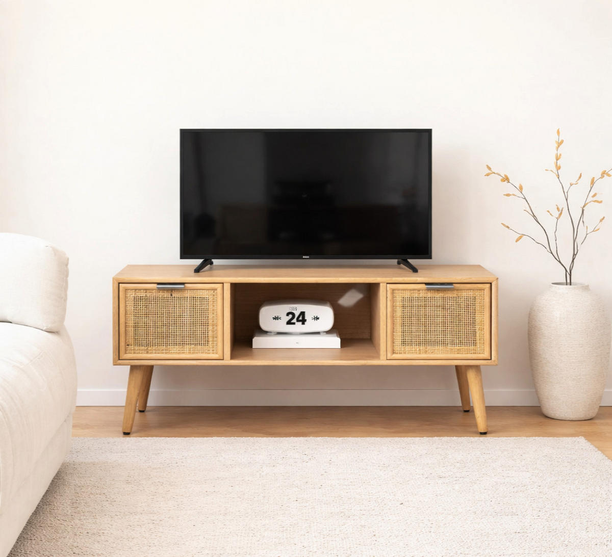 TV-SCHRANK Rechteckig Braun 100 x 42 x 45 (cm) - Braun, Holz (100/46/40cm) - Nordlys