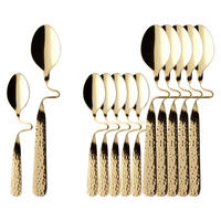 KAFFEE- & ESPRESSO-LÖFFEL VERGOLDET NewWave Caffè Spoon gold 17,5 cm & 12 cm 12er Set - Goldfarben, Metall - Villeroy & Boch