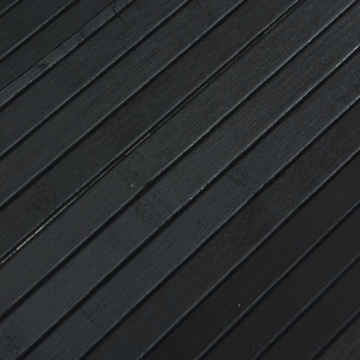 PARAVENT Schwarz Breite 250 Cm Höhe 165 Cm Bambus - Schwarz, Holz (0.2/165/250cm) - vidaXL